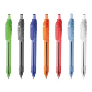 Penna Eco A Scatto Rpet Trasparente